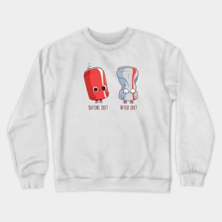 Before and after Diet Crewneck Sweatshirt